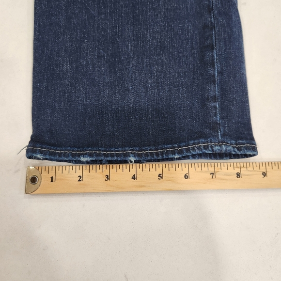 BKE Jeans Mens 32x30 Blue Derek Straight Leg Stretch 5 Pocket Whiskers Denim - Picture 10 of 11